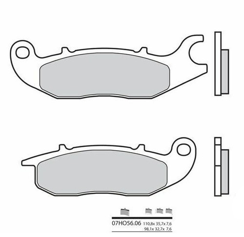 Plaquettes frein scooter - , avant