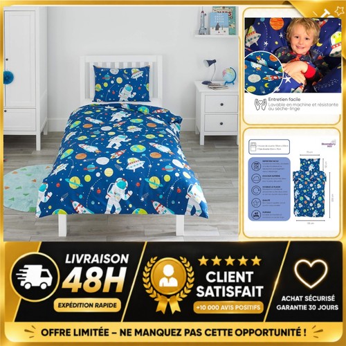 Parure lit enfant espace - parure,