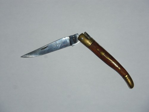 Couteau ancien laguiole inox - laguiole,