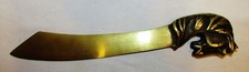GRAND COUPE-PAPIER ANCIEN BRONZE TETE DE CHEVAL  / antique letter opener