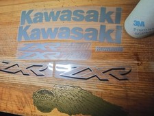 ZXR 750 Kawasaki modèle bleu ensemble autocollant vinyle adhésif...