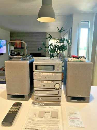 Denon micro stereo system - d-c1,