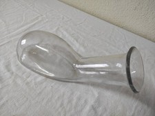 Ancien Urinoir Bassin de lit en verre