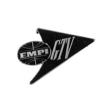Logo métallique "EMPI GTV" de