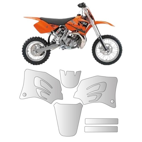 Vinyle ppf ktm 1998 2001 - vinyle, 1998-2001