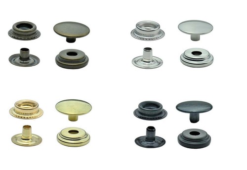 Boutons pression acier - 45, boutons-pression
