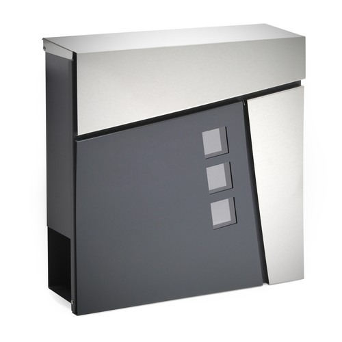 Boite lettres v24 anthracite - lettres,