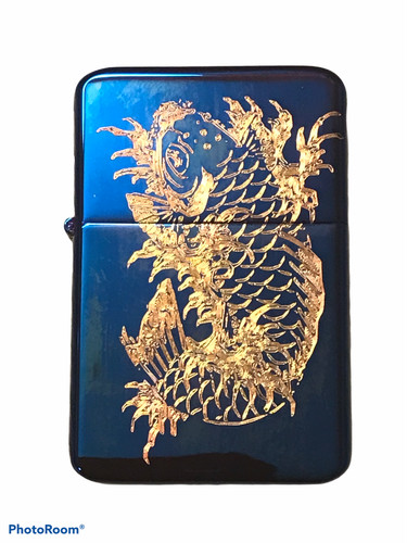 Koi poisson briquet bleu - poisson,