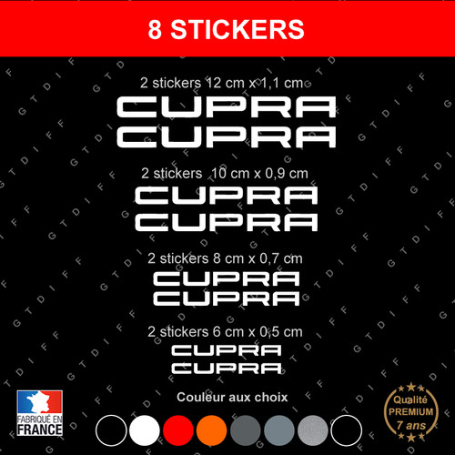Stickers cupra autocollants - stickers,