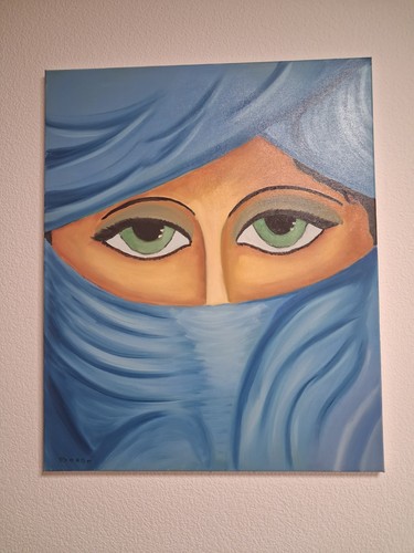 Tableau tes yeux portrait - "tes, yeux"