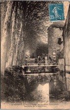 *59700 postcard 18 Aubigny - gates of the old fortifications...