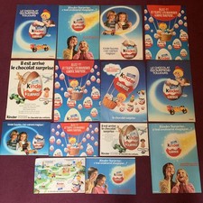 Kinder Surprise publicités originales annees 80 jouet cadeau Ferrero chocolat