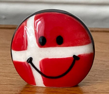 Fève Smiley Drapeau Danemark