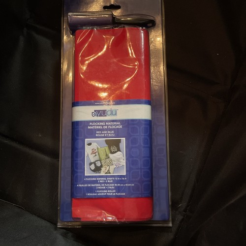 Yudu flocking material red and - yudu,