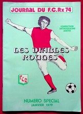 Journal du football club Roubaix 74 - Les Diables Rouges - N° spécial 1979