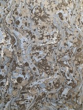 Papier marbré à la cuve de