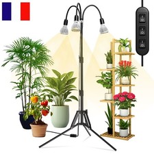 Grow Light 90W à LED Croissance Spectre Complet Éclairage Horticole E27 Timer