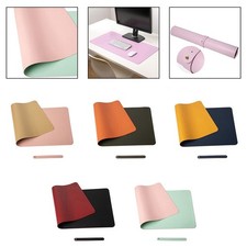 Grand protecteur de bureau en cuir facile à entretenir avec double face 80x40cm