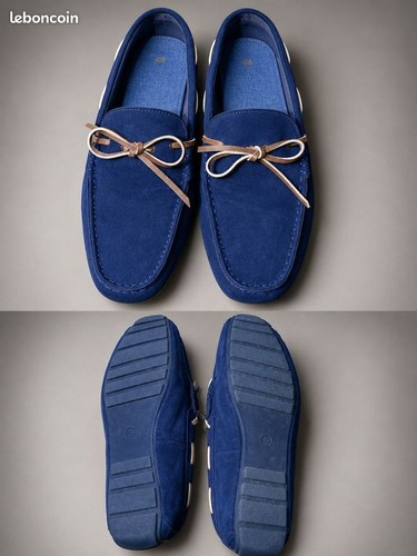 Mocassins homme bleu marine