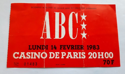 Rare ticket billet stub used - rare,