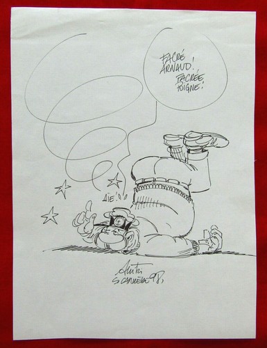 Dessin original carrere - original,