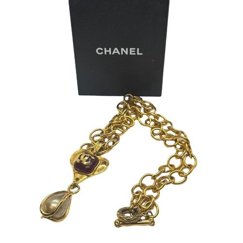 Collier chaîne vintage chanel - chaîne,