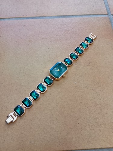 Montre femme quartz - montre, verte