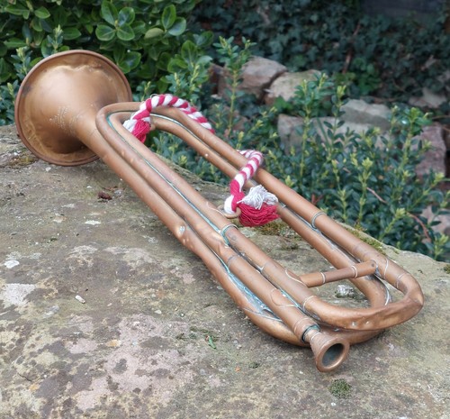 Ancien clairon cuivre - ancien, /