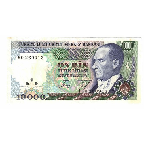 330609 billet turquie - billet,,