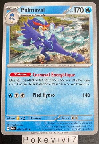 Carte pokemon palmaval 054 - carte, 054/198