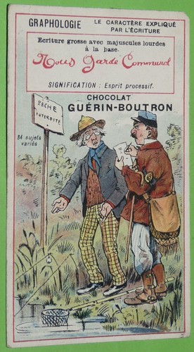 Chromo 1905 1910 chocolat - chromo,