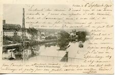 POSTCARD / VERDUN VIEW TAKEN FROM THE ELECTRIC FACTORY