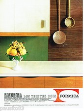 ADVERTISEMENT ADVERTISING 066 1964 Formica kitchen furniture Madeira wood tint
