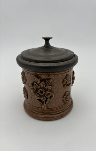 Ancien pot tabac grès - en,
