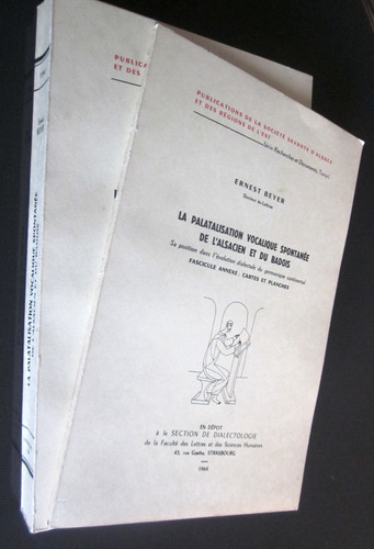 Alsace la palatalisation - alsace, :