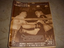 BUT et CLUB 170 21.03.1949 BOXE STOCK SOLDEVILLA CYCLISME COPPI MILAN SAN REMO