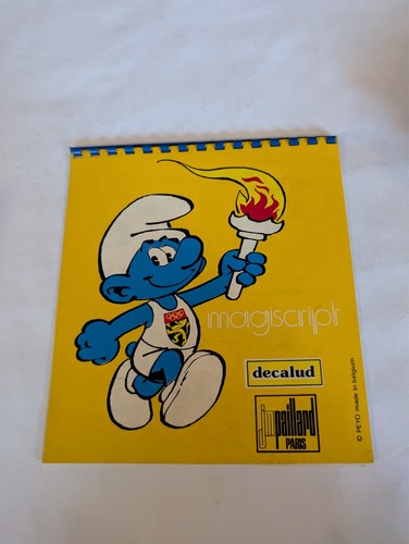 Schtroumpf magiscript decalud - schtroumpf,