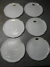 6 ASSIETTES  POISSONS