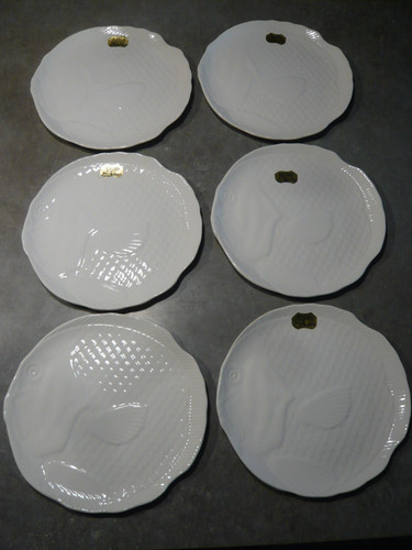 Assiettes poissons - 6,