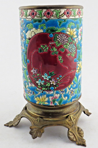 Emaux longwy vase rouleau - emaux,