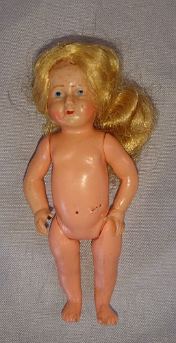 Ancien petite poupee fille - ancien,