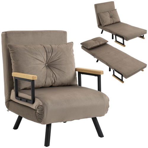 Homcom fauteuil convertible - homcom,