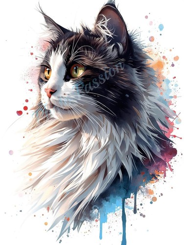 Photo bicolor maine coon - photo,