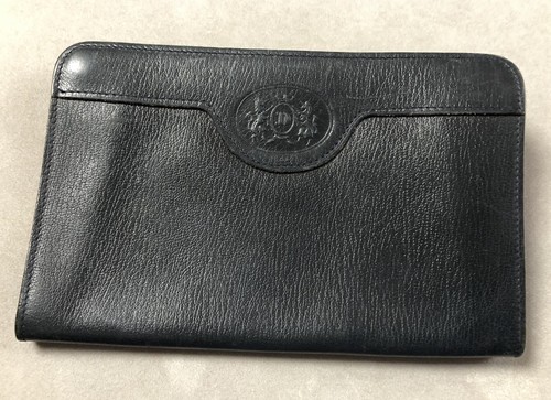Pochette cuir vintage porte