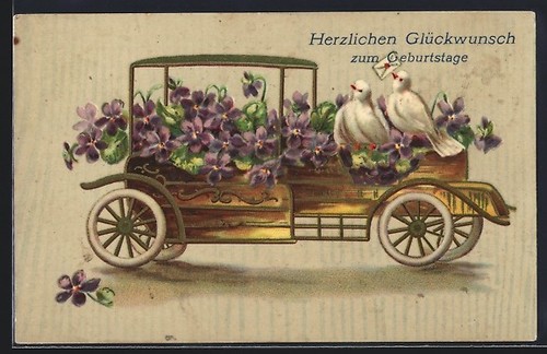 Carte postale deux - carte,