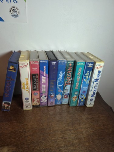 Lot cassettes disney - lot, 10