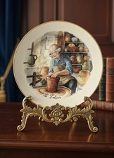 Assiette Limoges "Le Potier"