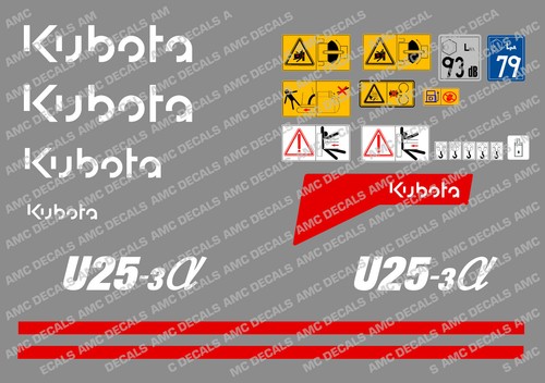 Kubota u25 mini digger - kubota, u25-3