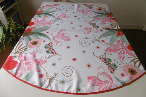 Nappe ronde 160cm - anti, taches