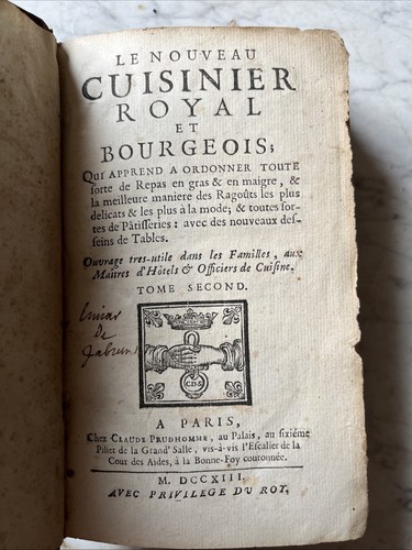 1713 massialot le - 1713,,
